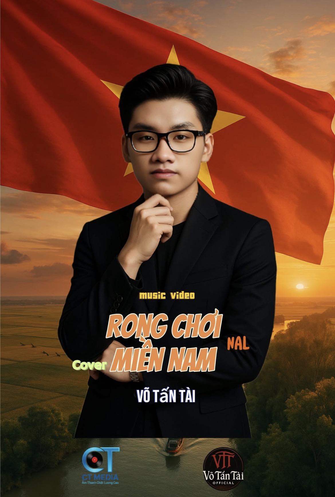 VÕ TẤN TÀI – CHÀNG TRAI TIỀN GIANG GÂY CHÚ Ý VỚI BẢN COVER “RONG CHƠI MIỀN NAM”