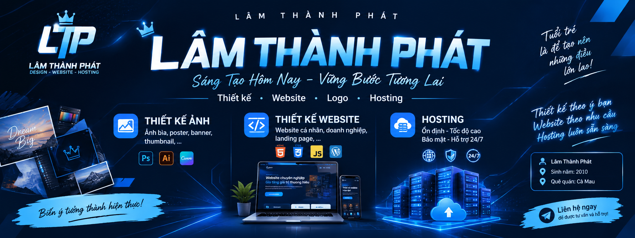 LÂM THÀNH PHÁT – CHÀNG TRAI TRẺ THEO ĐUỔI LĨNH VỰC THIẾT KẾ VÀ CÔNG NGHỆ